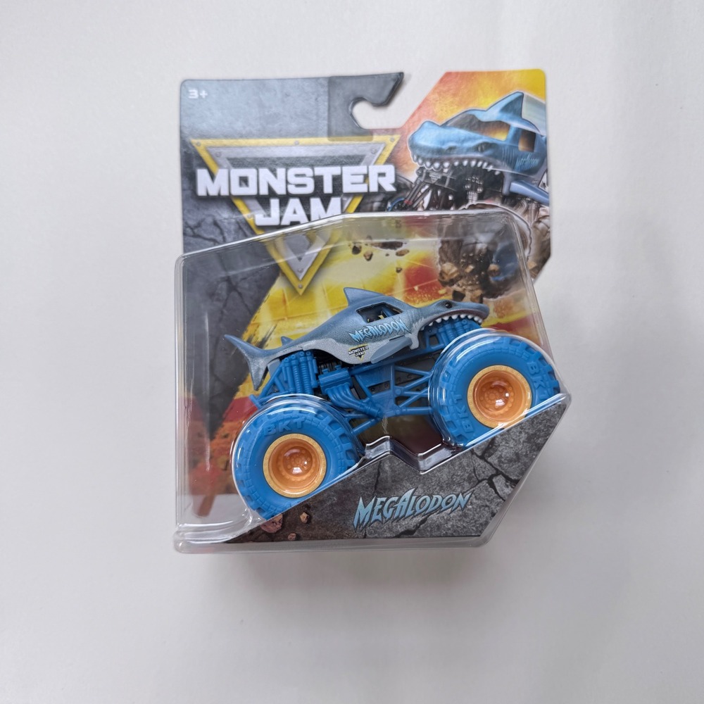 Monster Jam Megalodon Monster Truck Series 02 Blue Shark Die-Cast Spin Master